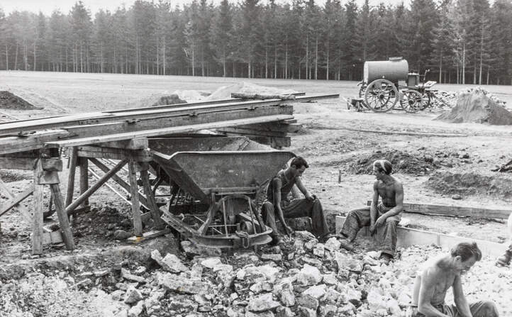 Baustelle Bergsportplatz Waldstadion Magglingen