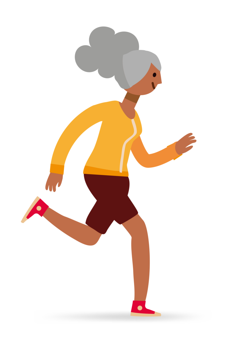 Teilnehmende – weiblich, laufend
