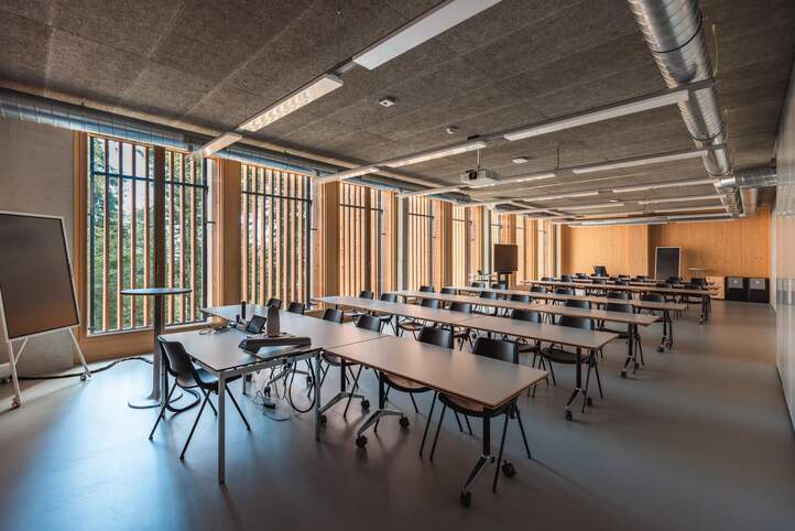 Theorieraum in der Ausbildungshalle