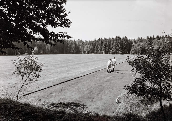 Bergsportplatz Waldstadion Magglingen 1955