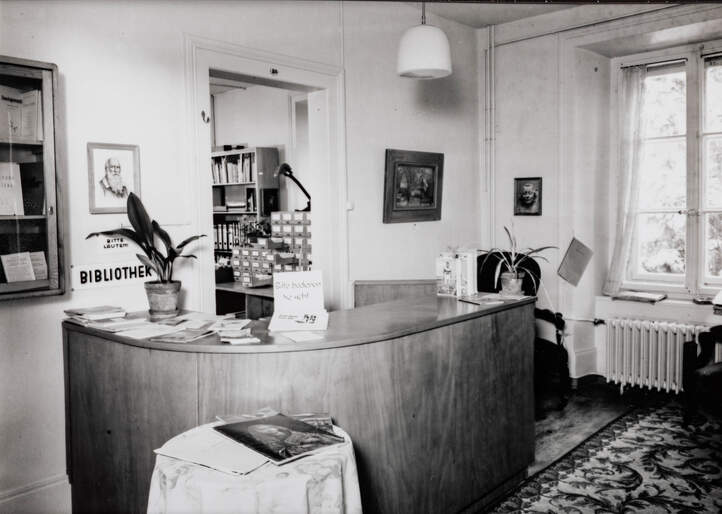 Bibliothek im Grand Hotel Magglingen