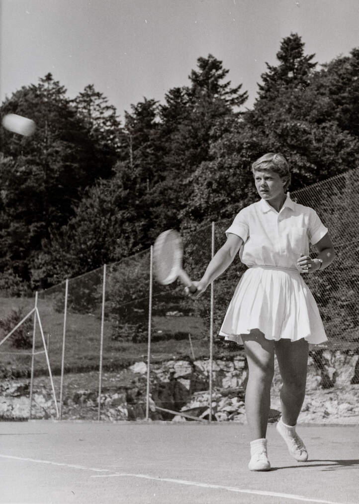 Tennis End der Welt Sportlehrerkurs 1955