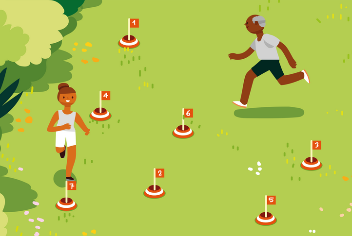 esa – Illustration zu Übung «Zahlenlauf»