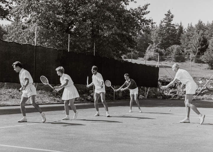 Tennis End der Welt Sportlehrerkurs 1955