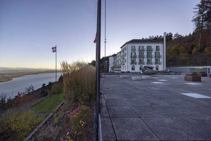Terrasse und Grand Hotel