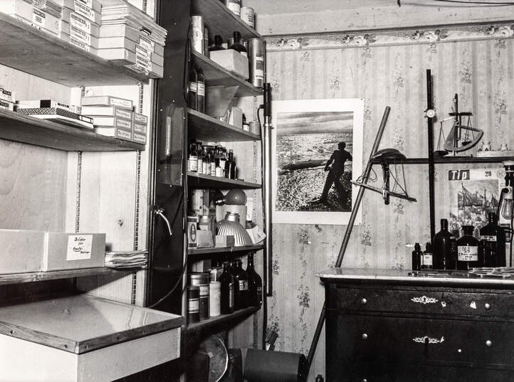 Fotolabor im Grand Hotel Magglingen 1951