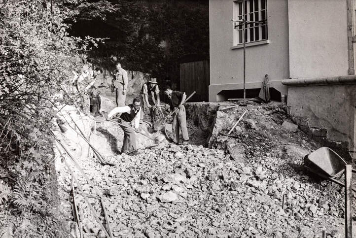Grand Hotel Magglingen Baustelle 1951