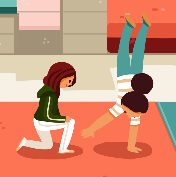 Selbstwahrnehmung fördern – Handstand