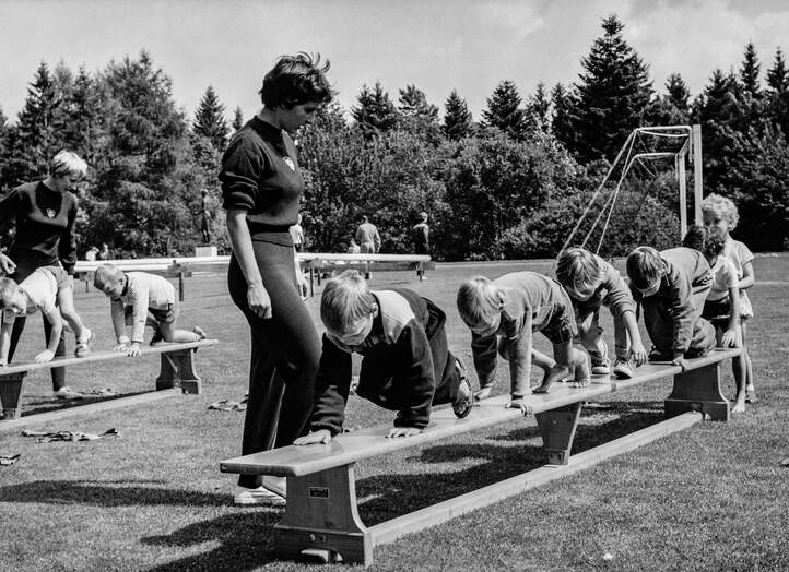 Sport mit Kindern 1959