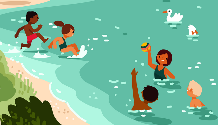 Aktivität Sommer – Wasserspiele