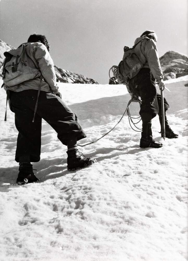 Sport im Gelände Bergsteigen 1952